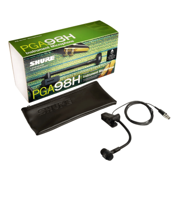 MICROFONO SHURE PGA98H CONDENSADOR MIC DE PINZA