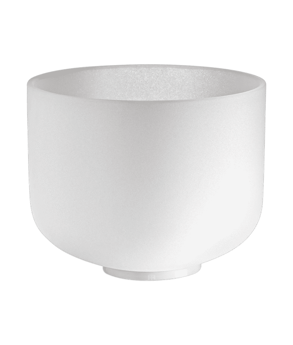 CUENCO DE CRISTAL 10", TONO D4 - CHAKRA SACRO CSB10D