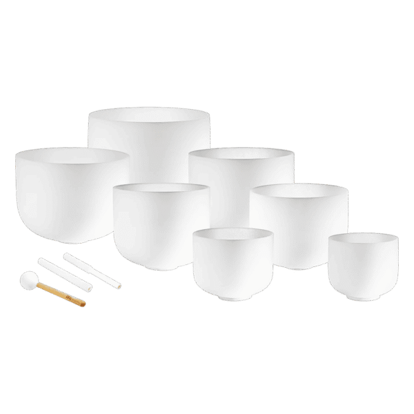 SET DE 7 CUENCOS DE CRISTAL MEINL INCLUYE TONOS C4, D4, E4, F4, G4, A4, B4 CSBSETCHA