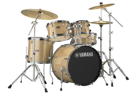 BATERIA ACUSTICA RYDEEN YAMAHA+ CAJA 2 + PEDAL (SIN PLATILLO, SIN SILLA)