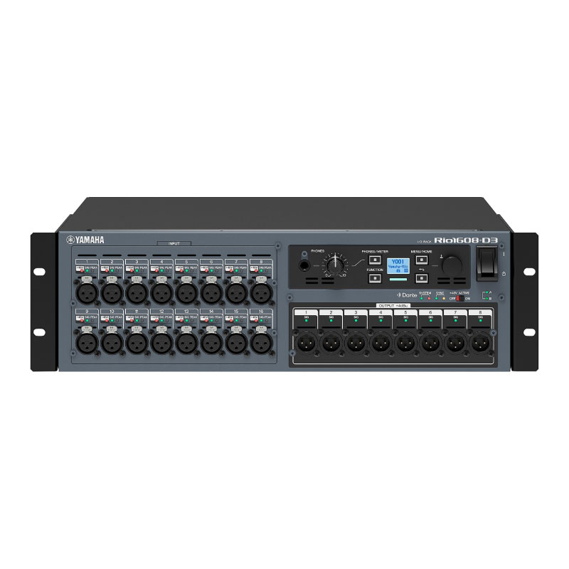 INTERFAZ STAGE BOX RACK RIO1608-D3 YAMAHA